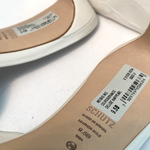 SCHUTZ • “Meisho” in Pearl Color Heel Mules - Picture 10 of 15